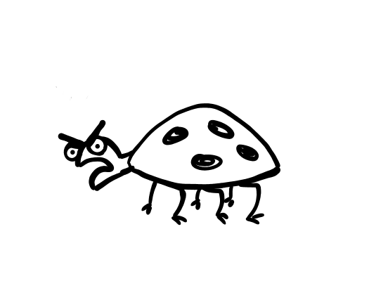 An angry bug